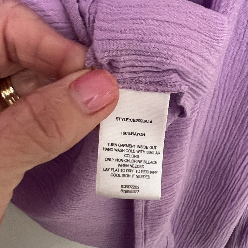 Sanctuary Purple Ballet neck Long Sleeve Top, S, Can be worn off shoulders - Picture 10 of 10
